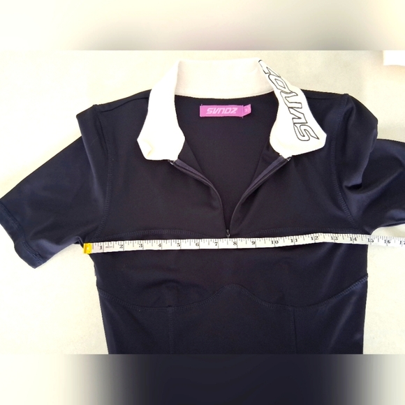 SVNDZ/ Polo Sport Dress/ Navy Blue/ Bodycon/ Size US M - Picture 11 of 14